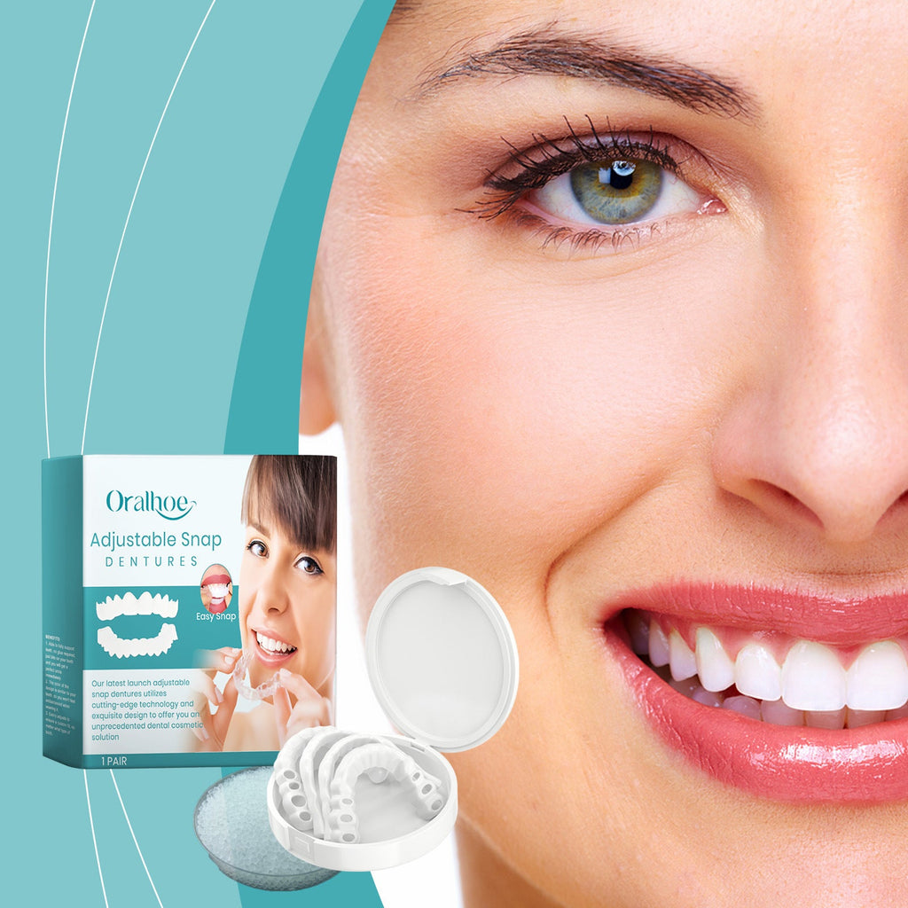 Adjustable Snap-on Dentures Fit Teeth