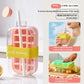 One-Click Molding Cooling Cup,Instant Ice Maker,Zero-Contact Design,Straw Included,Curling Mold,Portable & Stylish Chilled Drink