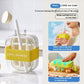 One-Click Molding Cooling Cup,Instant Ice Maker,Zero-Contact Design,Straw Included,Curling Mold,Portable & Stylish Chilled Drink